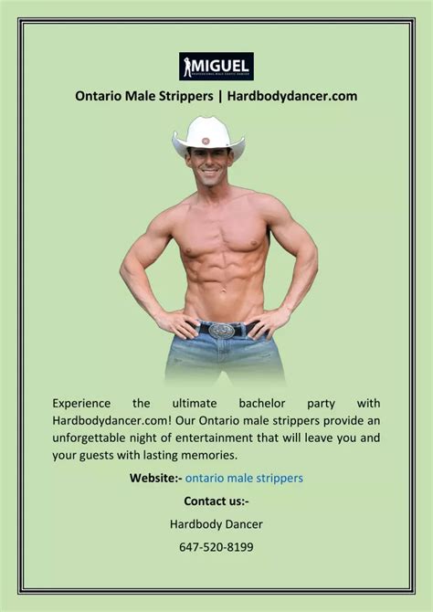 Ppt Ontario Male Strippers Hardbodydancer Powerpoint Presentation Free Download Id12463221