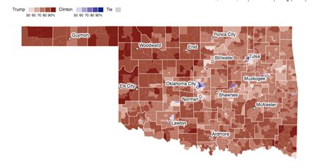 How Oklahoma Voted Interactive Maps With Precinct Level Results