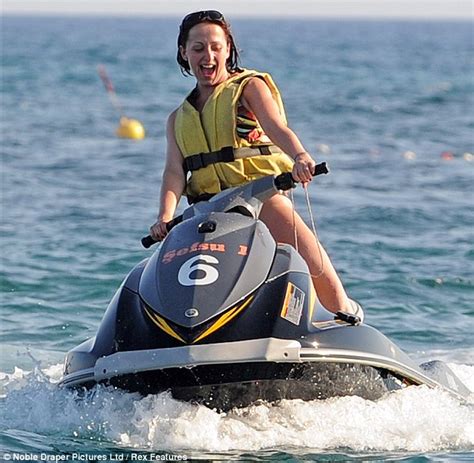 Natalie Cassidy Stays In Shape On Holiday In Turkey With Jetskiing