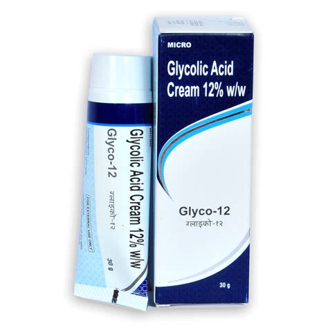 Glyco 12 Cream Glycolic Acid Skin Peel Cream 12 Buy Now