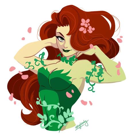 Art From The Inkwell Gotham City Sirens Poison Ivy Dc Comics Poison