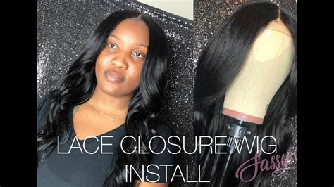 How To Sew Down A Lace Closure Wig No Glue All Sewn Detailed Youtube