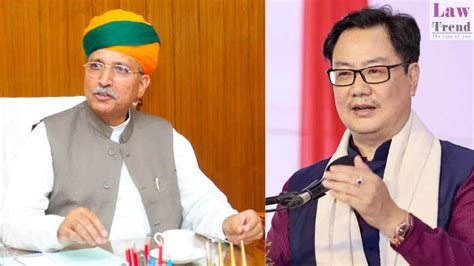 Arjun Ram Meghwal Replaces Kiren Rijiju As Law Minister Law Trend