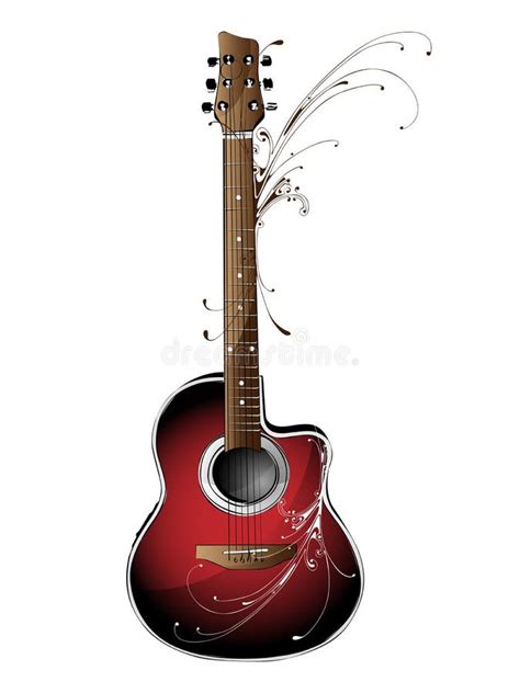 Guitar Stock Vector Illustration Of Sketch Instrument 4106517