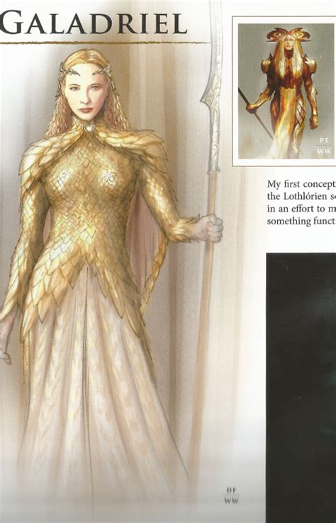 Lotr Galadriel Concept Art Thrandurins Galadriel And Elrond Concept