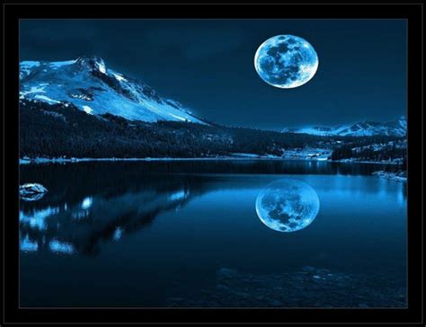 quadro decorativo paisagem lua cheia astros romantismo
