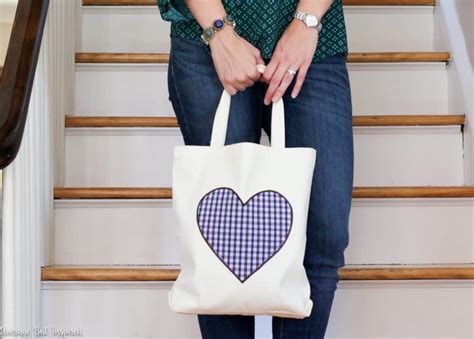 No Sew Upcycled Shirt Tote Bag