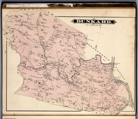 Dunkard Greene County Pennsylvania David Rumsey Historical Map Collection