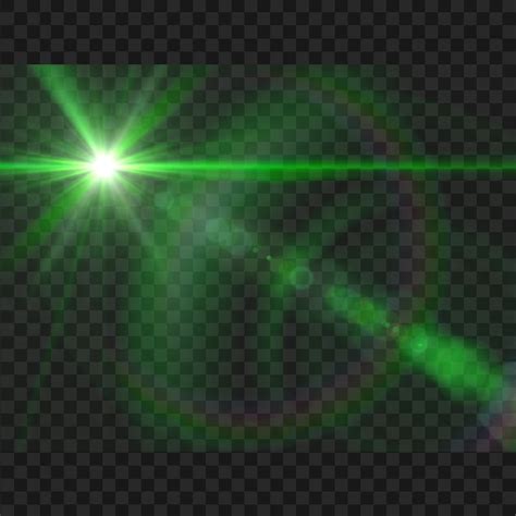 HD Green Lens Flare Effect Transparent PNG Citypng
