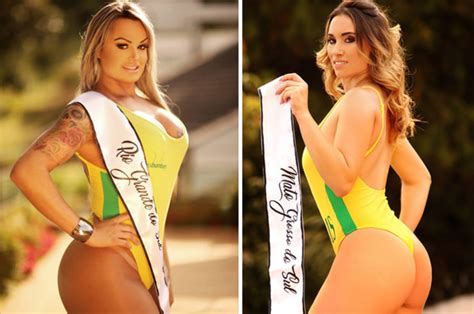 Miss Bumbum Brazil 2018 Contestants Show Off Bootys In World Cup Shoot