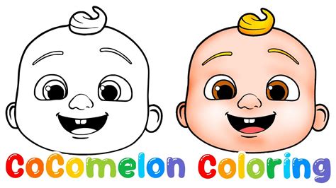 Cocomelon Coloring Jj Kids Drawing Activity Youtube