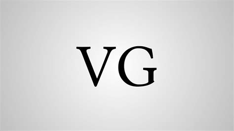 This page is about the various possible meanings of the acronym, abbreviation, shorthand or slang term: What Does "VG" Stand For? - YouTube