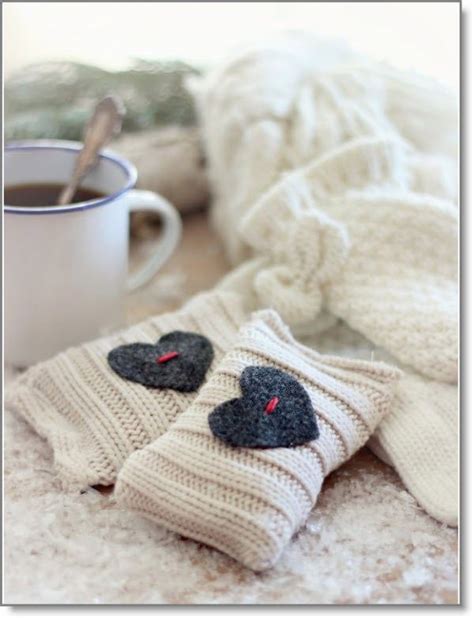 Up Styled Sweater Hand Warmers Diy Hand Warmers Hand Warmers Sewing