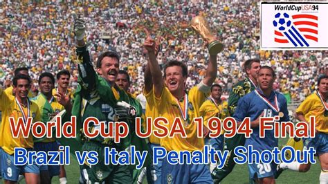 Despite soccer's relative lack of popularity in the host nation, the tournament was the most financially. World Cup USA 1994 Brazil🇧🇷vs Italia🇮🇹/Penalty Shot Out ...