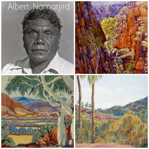 Albert Namatjira Australian Painting Indigenous Australian Art