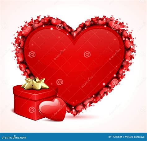 Valentines Day Card With Heart T Stock Images Image 17789534