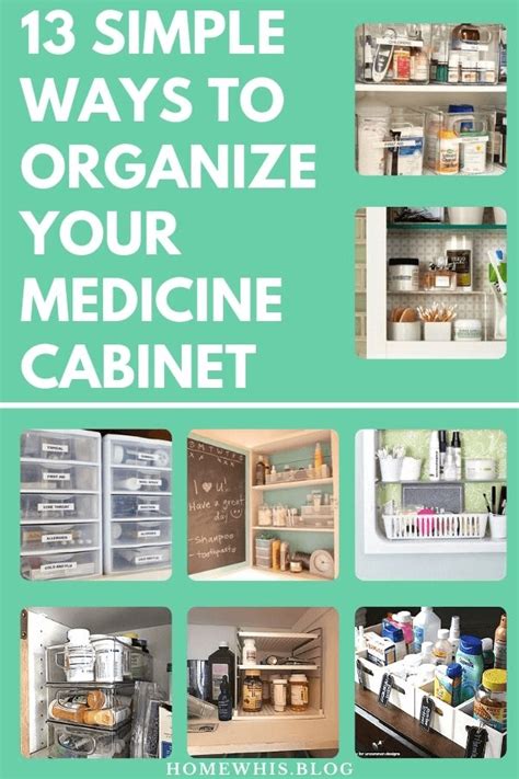 Heres A Guide On How To Organize Your Medicine Cabinet With Organizers