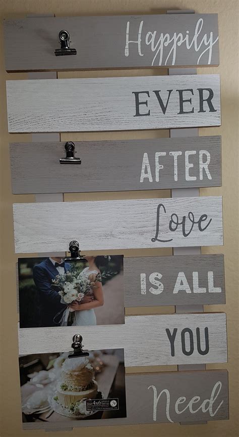 ever after love is all marriage novelty home decor the vow valentines day weddings