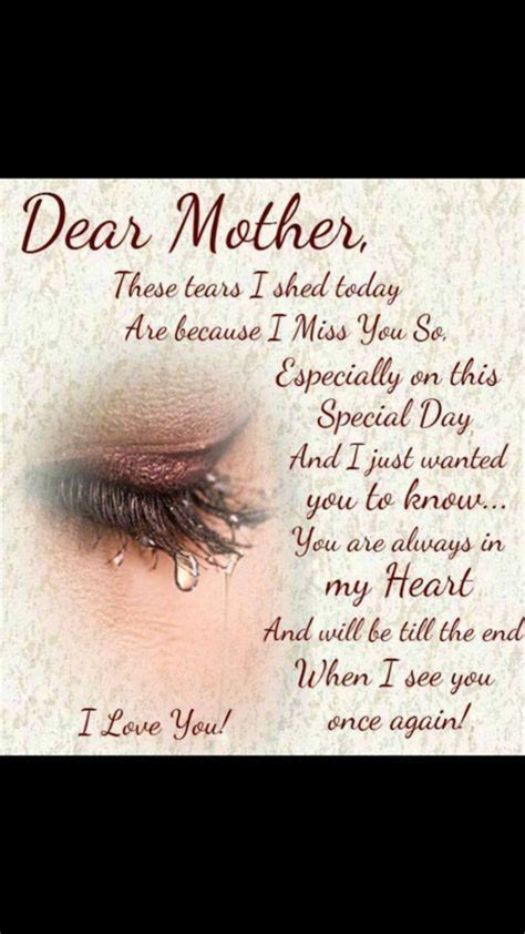 Loving Quotes About Missing Mom