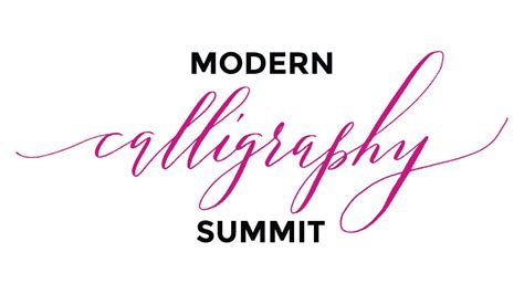 Modern Calligraphy Summit | Learn modern calligraphy, Modern calligraphy, Calligraphy