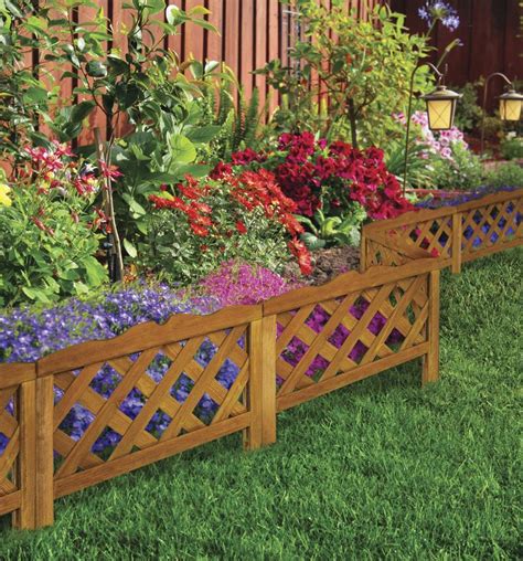 We recommend using a picket fence to divide up your front garden or back yard. Lattice Picket Border Fence 19.5 in x 19 in RC571 | Greenes Fence - Greenes Fence Company
