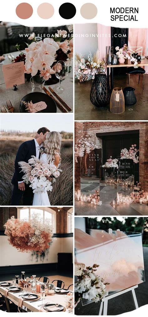 9 Ways To Rock A Unique Fall Wedding Color With Romantic Blush Hues