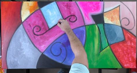 Learn Abstract Painting With Gino Savarino Abstract Lessons