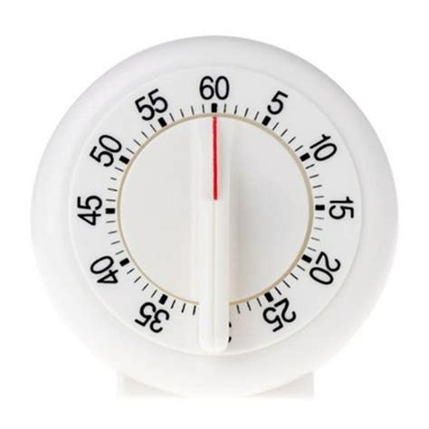 Sanwood Mechanical Timer Portable 60 Minutes Kitchen Mechanical Dial