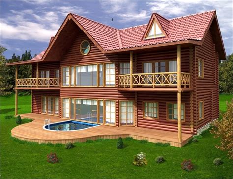 Contoh desain rumah kayu motif waffle. 25 Gambar Desain Rumah Dari Kayu Jati Mewah Sederhana Modern