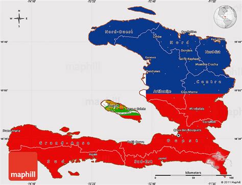 Get the labeled map of haiti in our article and get to see the geography of the country in a unique and informative way. Flag Simple Map of Haiti