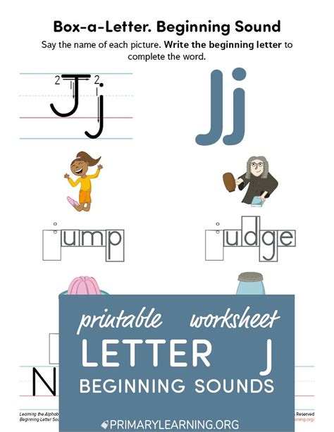Letter J Phonics Worksheet Phonics Worksheets Phonics Kindergarten