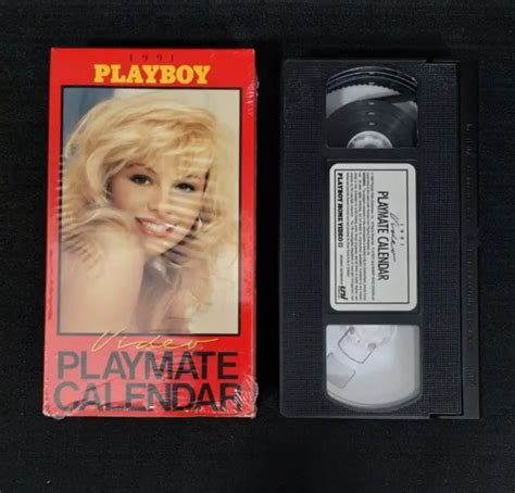 PLAYBOY 1991 VIDEO Playmate Calendar VHS Erika Eleniak Pamela Anderson