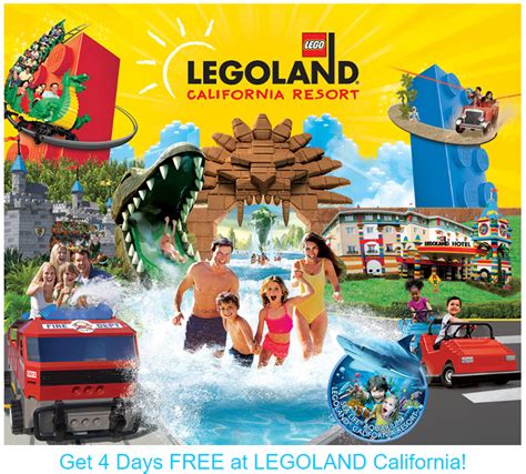 Legoland California Buy 1 Day Get 4 Days Free Utah Sweet Savings