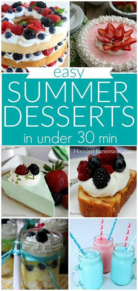 Elevate your summer fun with these irresistible easy summer dessert recipes for a crowd, or just a fun family dessert! Summer Desserts - No Bake, Recipes, Cupcakes, 4th of July, Feed a Crowd and more! | Summer ...