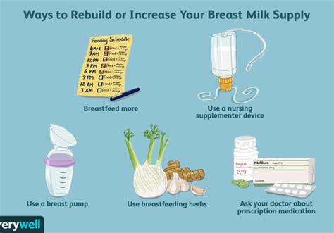 A balanced diet is also important to maintain a sufficient supply of breast milk. How to Rebuild or Increase Your Breast Milk Supply