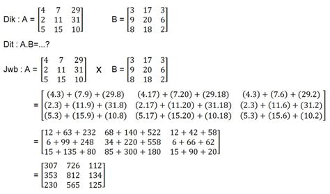 Contoh Perkalian Matriks X Dengan X Matrix Times Imagesee
