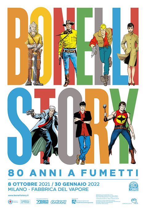 Bonelli Story 80 Anni A Fumetti Sergio Bonelli