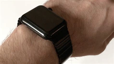 Apple watch series 6 nike+. Replica Link Bracelet For Space Black Apple Watch from ...