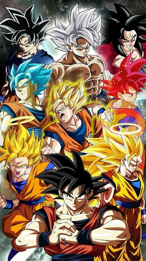 Imagens Das Transformações De Goku Cultura Imaginado