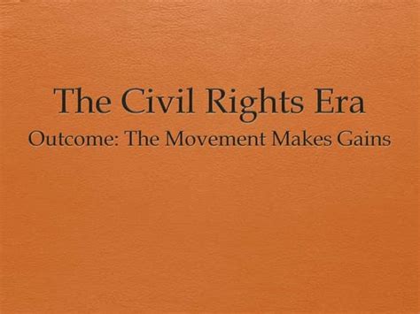 Civil Rights Movement