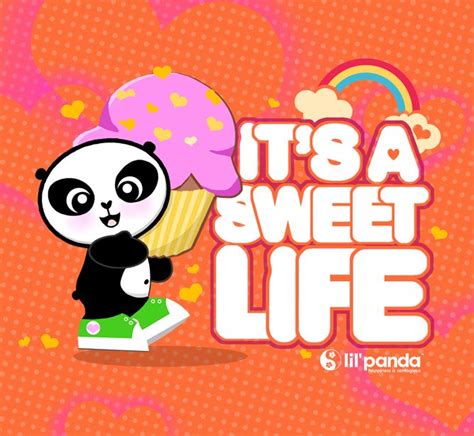It Cute Panda Panda With A Cupcake