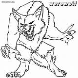 Werewolf Coloring Drawing Pages Color Wolf Scary Print Kids Angry Big Colorings Getdrawings Popular sketch template