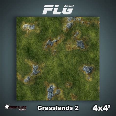 Flg Grasslands 2 Neoprene Gaming Mat 4x4 At Mighty Ape Nz