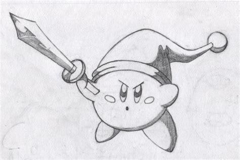 Sword Kirby By Daigurentoushiro On Deviantart