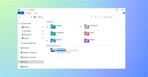 Heres Our First Look At Windows 10s File Explorer With New Colourful