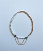 Collana perline d'amore colorato catena e perla | Etsy