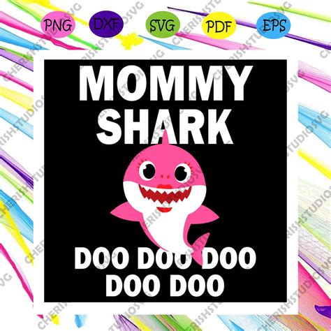 Mommy Shark Doo Doo Doo Svg Trending Svg Mommy Shark Svg Cherishsvgcricut