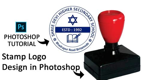 Stamp Logo Design Tutorial In Photoshop How To Make Logo Design In