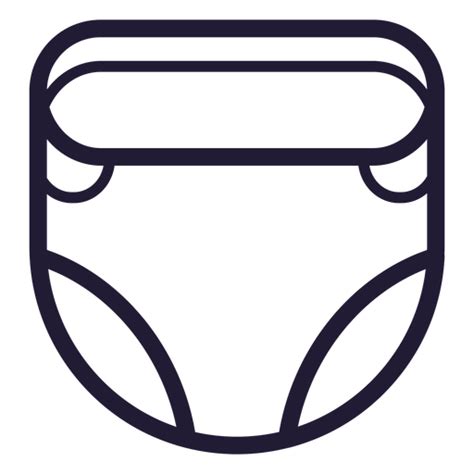 Baby Diaper Stroke Icon Transparent Png And Svg Vector File