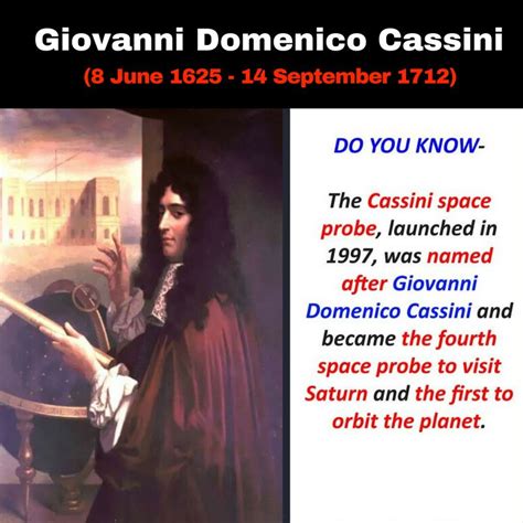 Italian French Astronomer Who Discovered The Dark Gap Subdividing Saturns Rings Into Two Parts